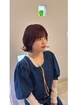 エミュ 中央駅店(eMu)&nbsp;顎ラインカット×pink brown