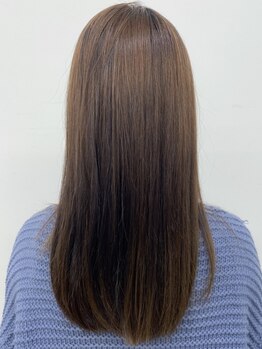 ヘアサロン ブライトの写真/自然な仕上がりが◎丁寧なカウンセリングとナチュラルなストレートを叶えるクオラインストレートが大好評♪