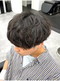 guest snap　刈り上げ前下がりマッシュ×シャドウパーマ