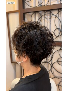 エムスリーヘアー 西千葉店(Mlll HAIR) 20.30.40.50代にオススメ　ショートパーマ