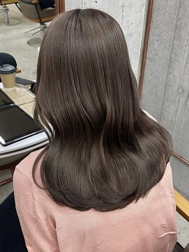 ノイ(noii) 王道グレージュ/透明感カラー/くびれヘア/韓国ヘア/伏見/栄