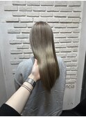 ハイトーングレージュ/ブロンドカラー/グレージュカラー