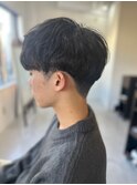 20代30代40代◎流行メンズ短髪スーツ刈り上げ黒髪ツーブロック