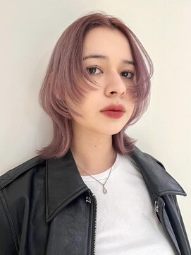 ニューヨークニューヨーク イオンスタイル東淀川店(NYNY) ピンクパープルウルフヘアでモードに