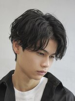 フィフスパーク(fifth PARK)&nbsp;センターパートツイストスパイラル2way波巻きスパイラルパーマ