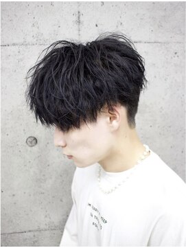 クール 大和八木駅前店(Coeur) 縦落ちパーマ　メンズパーマ