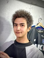 メンズ ラピス(Men's Lapis) スパイキーショート　メンズグレー　ボックスショート