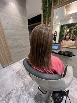 イメージア 町田店(IMAGE A) ミディアムブラウンハイライト@20代@30代@40代