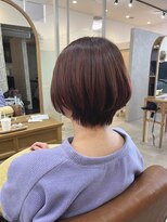 レシェル 松阪(RECIEL)&nbsp;ピンクブラウンのナチュラルボブ