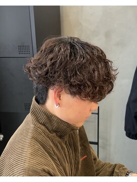 スイッチ(men's SWITCH) 大分県メンズ波巻きスパイラルパーマ刈り上げマッシュカット