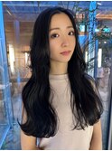 黒髪カラー/ロング/ツヤ髪スタイル/20代30代40代