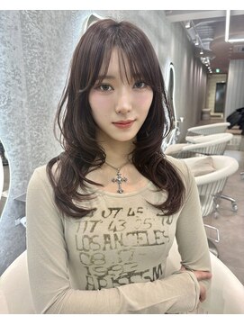 グロー オオミヤ アネックス 大宮(GLROW OMIYA ANNEX) フェミニンロング×レイヤーカット顔周りブリーチなし[大宮]