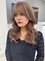 初めてのダブルカラーに人気のミルクティーベージュカラー