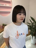 ミレ バイ ルカ(mire by Luca)&nbsp;プツッとボブ×縮毛矯正