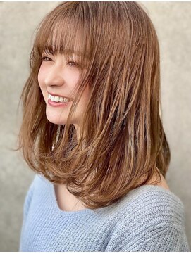 ユアーズヘア 日吉店(youres hair) ゆるふわ軽レイヤー　大人かわいい