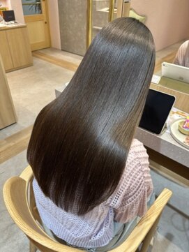 黒髪　髪質改善縮毛矯正11.25
