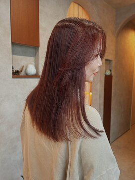 イコイ(icoi) 高濃度水素カラー/肌に馴染むピンクブラウン*nagai