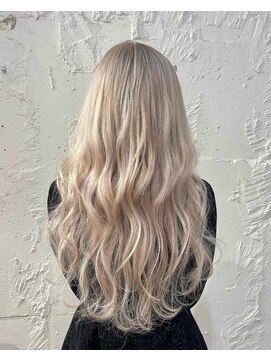 フィーネ 吉祥寺(Fi -Ne) 透明感ホワイトブロンドカラー/韓国へア/プルエクステ/髪質改善