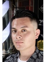 チルチェア 横浜(CHILL CHAIR)&nbsp;七三ハードパート×スキンフェード <横浜/バーバー/理容室/床屋>