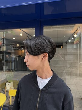 ティーヘア(t.hair) 骨格矯正爽やかメンズショートカット/刈り上げ/マイクロバブル