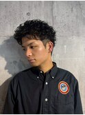 メンズショートパーマ