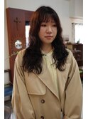 髪質改善トリートメント深みブラウンブリーチなし韓国ヘア岡山