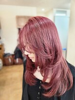 レジェンド(LEGEND)&nbsp;ピンクベージュ×バタフライレイヤーカット！