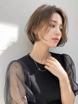 アッシュ 学芸大学店(Ash) ボブ/大人女性/グレーアッシュ/白髪ぼかしハイライト/脱白髪染め