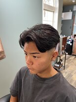 スタンドバーバー 柏(STAND BARBER)&nbsp;リバースセンターパート/ニュアンスパーマ/ダウンバング/柏