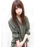 『mafola徳島』大人可愛い☆フリンジバングロング