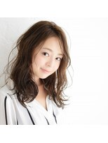 アース 五反田店(HAIR&MAKE EARTH) フェミニンウェーブミディ【EARTH五反田】