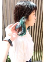 クロエ バイ ラヴィズム 小針店(CLOE by LUVISM) インナーカラー・BLUE   お客様ＳＮＡＰ