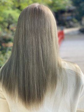 ファイブボックスヘアー 広島(five vox hair) シルバーグレージュ