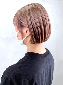 アイティー バイ アルバム 中野店(IT by ALBUM) ピンクベージュ_オリーブカラーハイライトカラー_ba300894