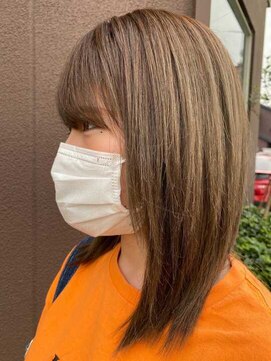 ノイ(neu) 映えるグレージュ【静岡/髪質改善/デザインカラー】