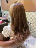 20代30代40代マロンベージュ/Aラインボブ/かきあげ[高田馬場駅]