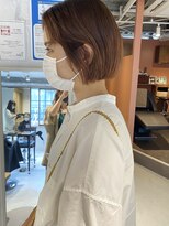 コフィー バイ メルト 吉祥寺(cofy by melt)&nbsp;【三ツ井純】インスタで大人気切りっぱなしボブオレンジベージュ