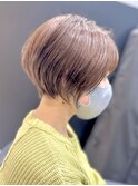 似合わせカット×ミディアムからショートへ×簡単スタイリング