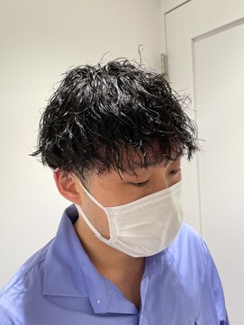 アズールサン 草加西口店(azule-sun) メンズツイストスパイラル,ツーブロックマッシュ,束感ショート