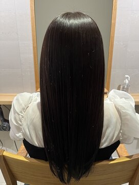 ココペリヘアー 高濃度水素トリートメントミネコラ×ロング×ナチュラルアッシュ
