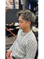 ダムディートウキョウヘアーラウンジ 上野店(DAMDEE TOKYO hair lounge) ホワイトメッシュ