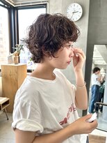 テトヘアー(teto hair) ショートパーマ　くるくる　ハンサムマッシュショートウルフ