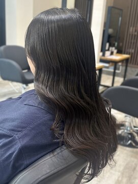 アトリエコア(Atelier Coa) ミルクティーベージュカラーくびれヘアグレージュカラー韓国