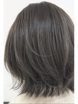 エフェクト(EFFECT hair care & Spa) 【ハイライト】レイヤーボブ×グレージュ