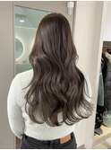 オリーブベージュレイヤーカット髪質改善ブリーチなし【横浜】