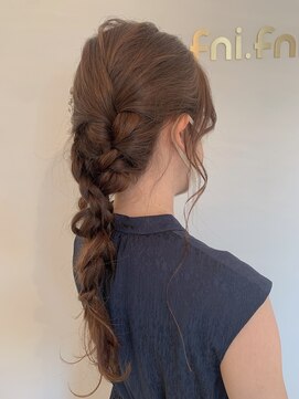 フニフニ(fni.fni) カット＋カラー＋泡パック＋マスク＋marbb