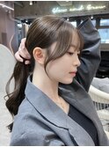 □ 韓国大宮顔周りレイヤーカット前髪カットワンホンヘア