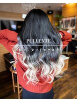 ヘアーメイク ダンス(hair make DANCE) エアータッチグラデーションプルエクステ