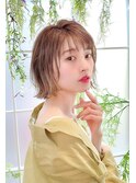 顔回り×外ハネショートボブ☆
