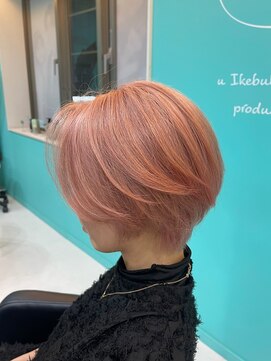 ユー イケブクロ(u Ikebukuro) ブリーチカラー/コーラルピンク/暖色カラー